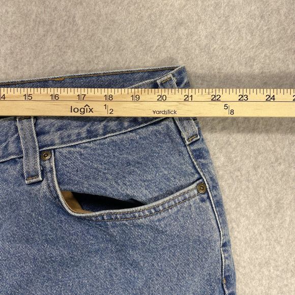 Carhartt Jeans Men's 42x29 Blue Distressed Faded Denim‎ Workwear American - Picture 8 of 11